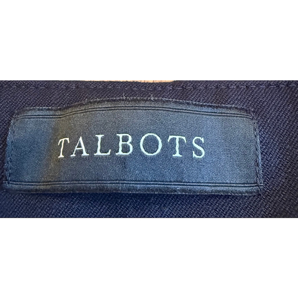 Women's TALBOTS Straight Stretch Leg Pants Size 14 Black - Picture 6 of 11